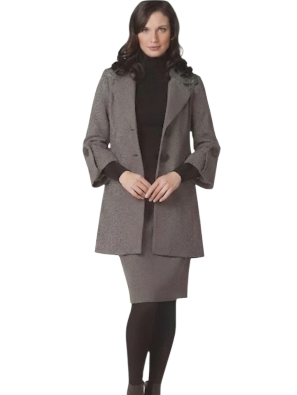 Cabi Wool Blend Shakespeare Coat Size 2 and Pencil Skirt Size 4‎